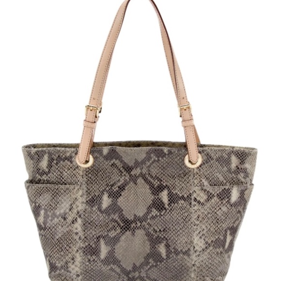 MICHAEL KORS Leather Animal Print Shoulder Bag - Picture 3 of 5